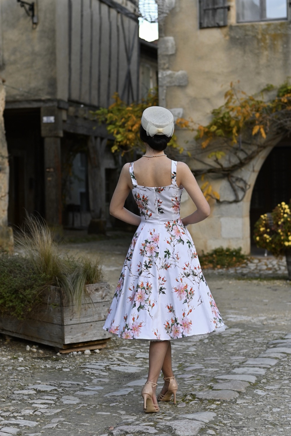 Spring Petal Swing Dress